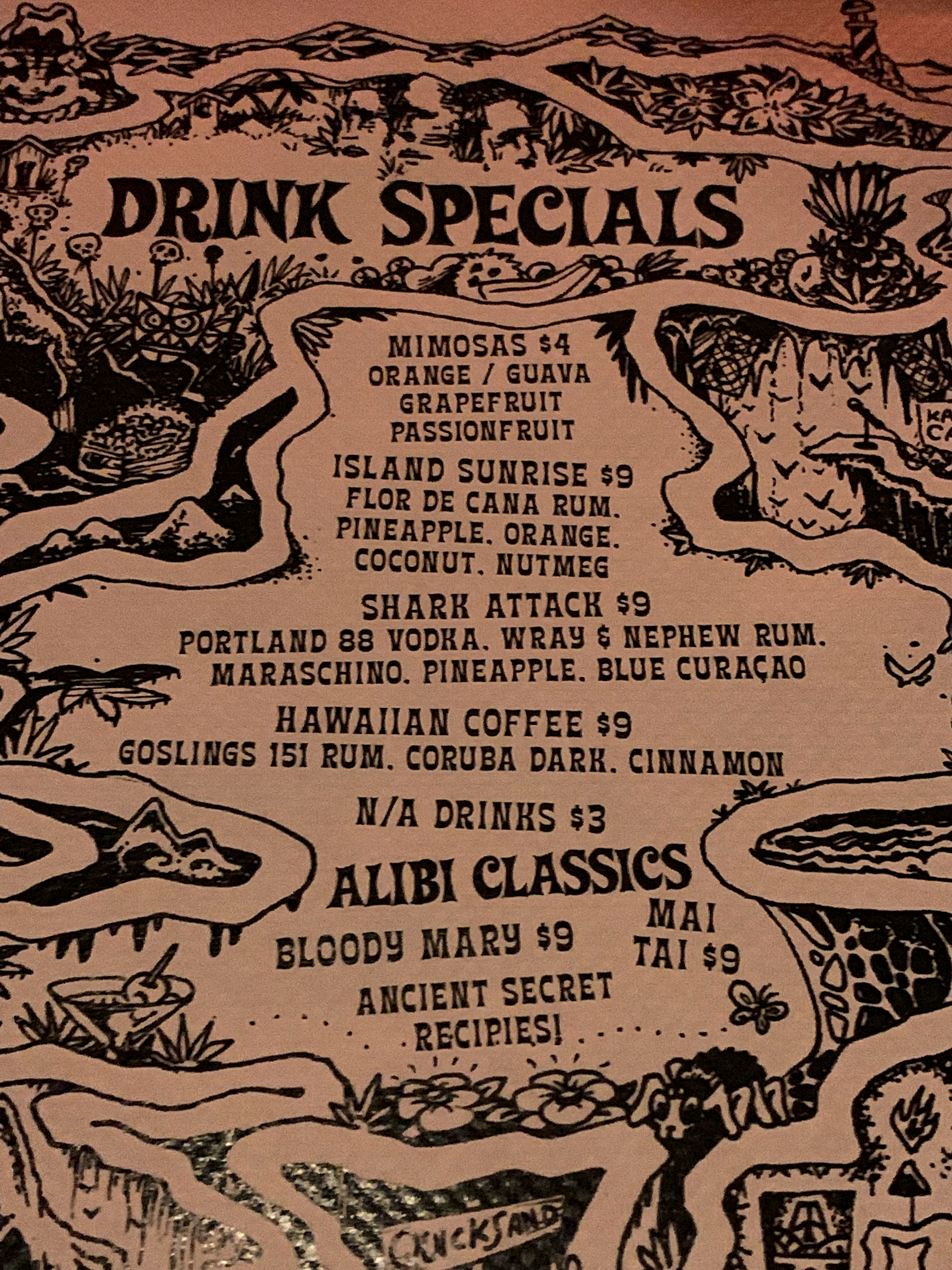 The Alibi Tiki Lounge Portland Dive Bars