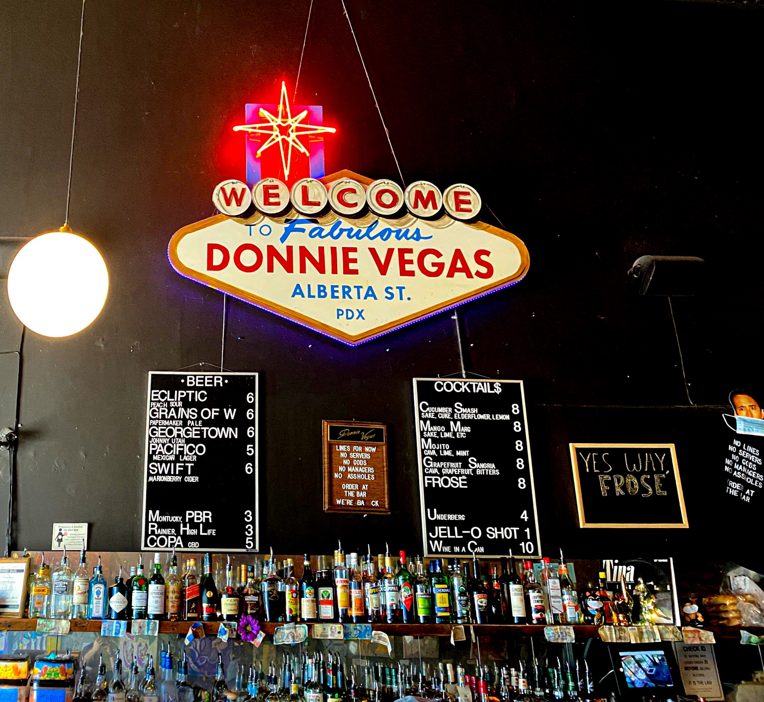 Donnie Vegas – Portland Dive Bars Words by KC is me Photos by Steven Shomler